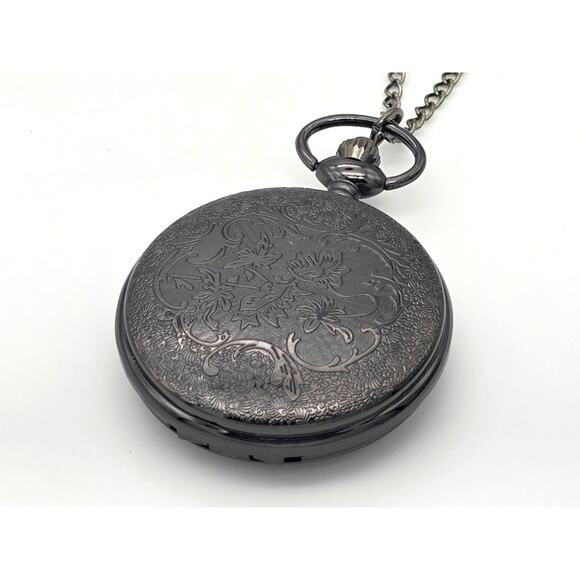 Vintage Blue Celestial Pocket Watch – Romantic Astronomy Lover, Star Gazer Gift - Picture 5 of 12